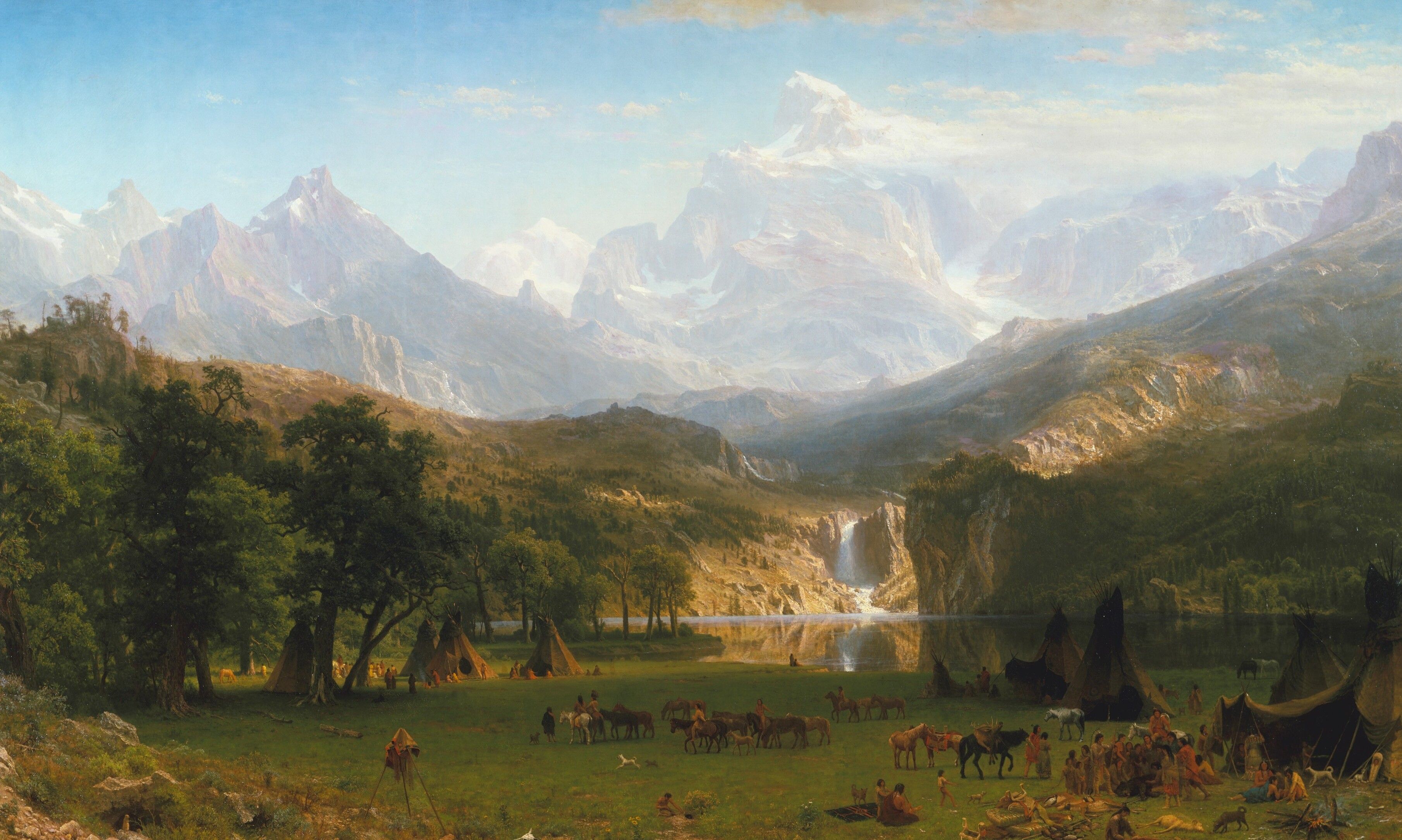 Mountain valley landscape